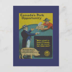 WW1-verzamelaarskaart 1914 CANADA PROPAGANDA Briefkaart
