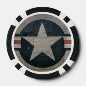 WW2  Air Corps Star Poker Chips (Achterkant)