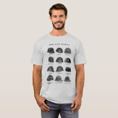 WW2 - Axis Helmets  T-shirt (Voorkant volledig)