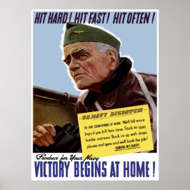 WW2 Bull Halsey Poster