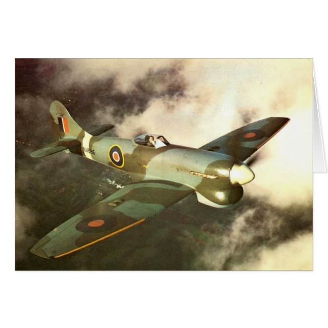 WW2 Historisch Vliegtuig tijdens de vlucht (Voorkant Horizontaal)