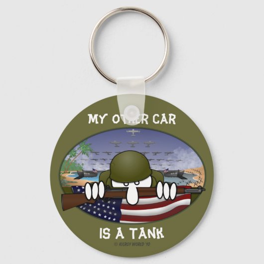 WW2 Kilroy-Sleutelhanger Sleutelhanger (Voorkant)