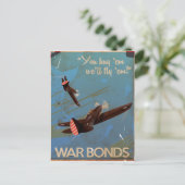  WW2 Klassieke reisposter Briefkaart (Staand voorkant)