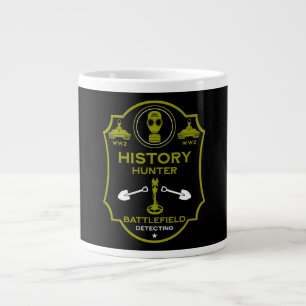 WW2 Loopgraaf Battlefield Metaaldetectorist Extra Grote Beker
