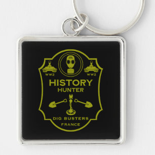 WW2 Loopgraven Slagveld Metaaldetectie Club Sleutelhanger