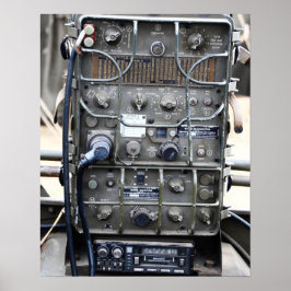  WW2 militaire radio Poster