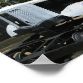 WW2 Militaire trein op de Kwai-brug Poster (Hoek)