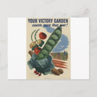 ww2 poster Overslagtuin Briefkaart