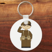 WW2 Private Sleutelhanger van het Britse leger (Voorkant)