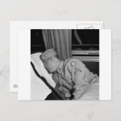 WW2 Soldaat Napping, 1943 Briefkaart (Voorkant / Achterkant)