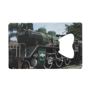 WW2 Stoomtrein op de Kwai-brug Kredietkaart Flessenopener
