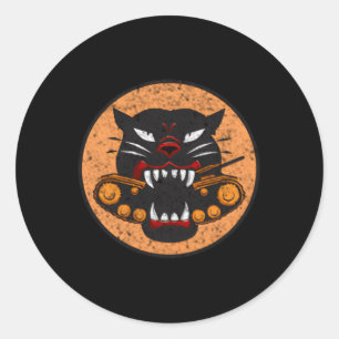 WW2 Tank Destroyer Division Panther WWII Patch DIS Ronde Sticker