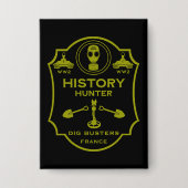 WW2 Trench Battlefield Metal Detecting Club Button (Voorkant)