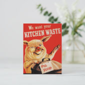  WW2-varken Briefkaart (Staand voorkant)