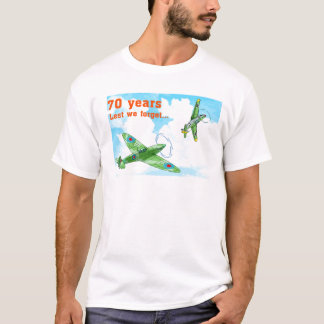WW2-verjaardag 70 jaar T-shirt