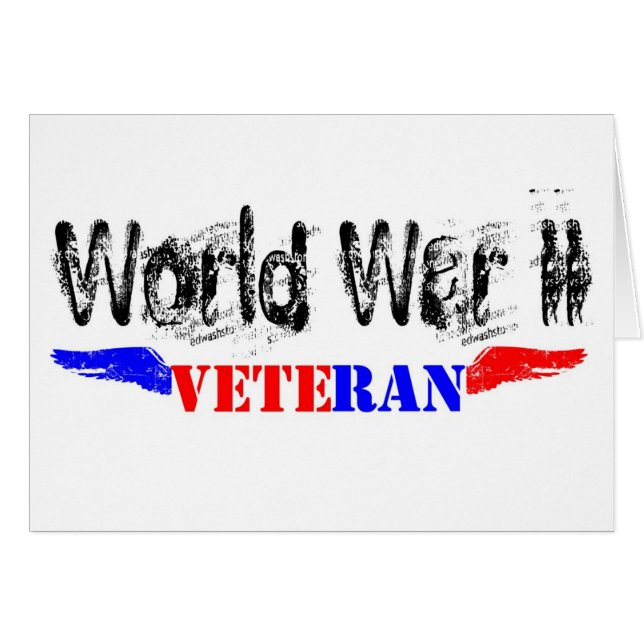 WW2-veteraan (Voorkant Horizontaal)