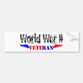 WW2-veteraan Bumpersticker (Voorkant)