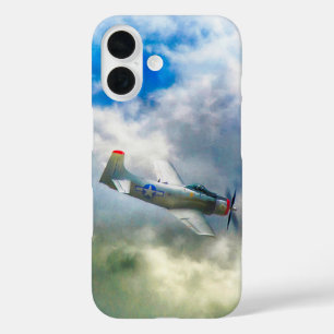 WW2 Vliegtuig AIR FORCE RAIDERS iPhone 16 Hoesje