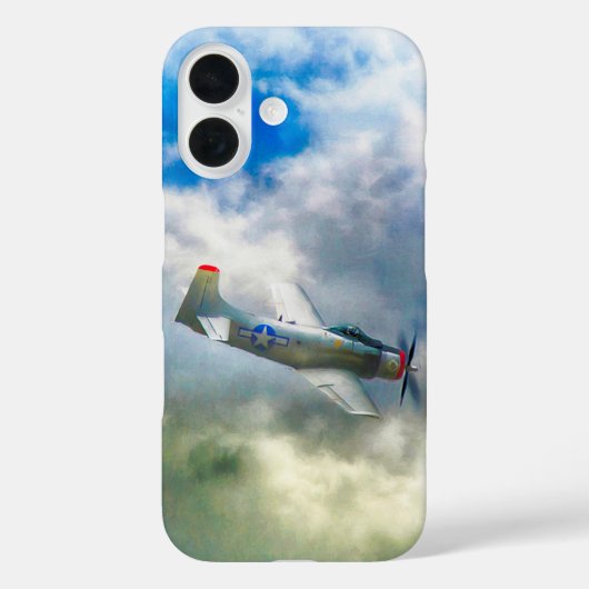 WW2 Vliegtuig AIR FORCE RAIDERS Case-Mate iPhone Case (Achterkant)