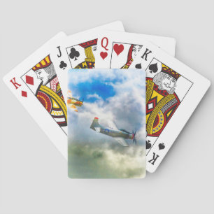 WW2 Vliegtuig AIR FORCE RAIDERS Pokerkaarten