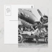 WW2 Vliegtuig en bemanning: jaren veertig Briefkaart (Voorkant / Achterkant)