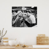 WW2 Vliegtuig Factory, jaren '40 Poster (Keuken)