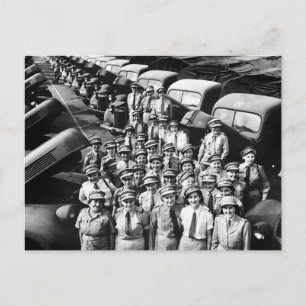 WW2 Vrachtwagendames, jaren '40 Briefkaart
