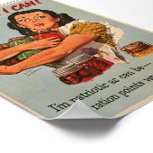 WW2 vrouwen - "Natuurlijk kan ik..." Poster (Hoek)