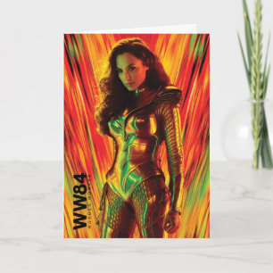 WW84 Rode Sinaasappel Wonder Woman Kaleidoscoop Kaart