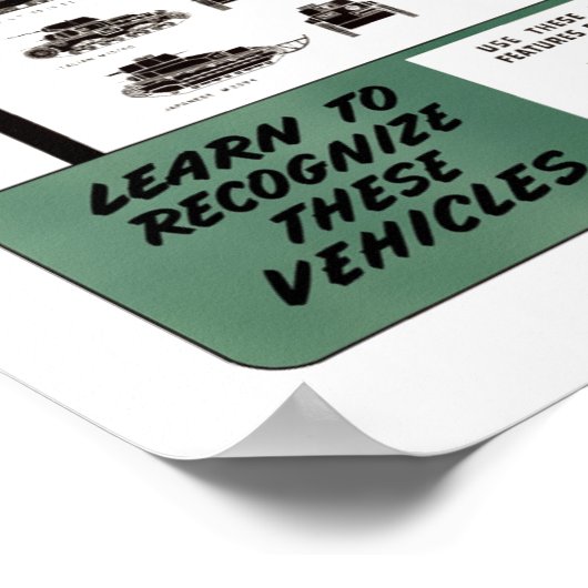  WW II Lichte Tanks Grafiek Poster (Hoek)