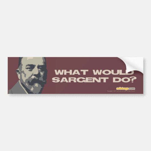 WW Sargent Do? Bumpersticker (Voorkant)
