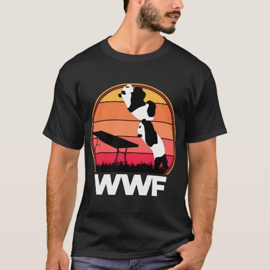 WWF worstelen Panda's T-shirt (Voorkant)