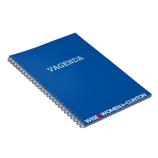 WWFC — Vagenda — Spiral notebook (blauw) Notitieboek (Rechterzijde)