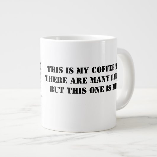 WWH Coffee Oath-Mok Extra Grote Beker (Voorkant rechts)