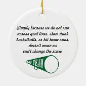 WWHS Hornet Cheerlead verander de Ornament van de (Achterkant)