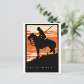 WWI German Cavalry Briefkaart (Staand voorkant)