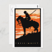 WWI German Cavalry Briefkaart (Voorkant / Achterkant)