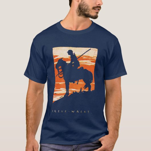 WWI German Cavalry Poster T-shirt (Voorkant)
