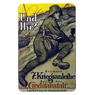 WWI German No Mans Land Magnet Magneet