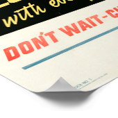 WWI Laten we het met alles doen wat we hebben. Poster (Hoek)