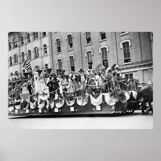 WWI Preparode Parade, 1916 Poster (Voorkant)