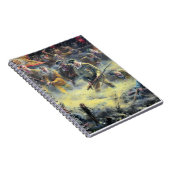 WWI Russian Charge van de dode mannen schilderij Notitieboek (Rechterzijde)