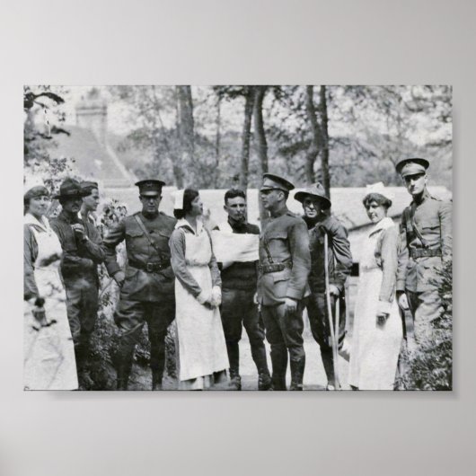 WWI Verpleegkundigen en artsen Poster (Voorkant)