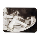 WWI Zuster breien Sweater Magneet (Horizontaal)