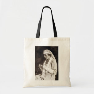 WWI Zuster breien Sweater Tote Bag