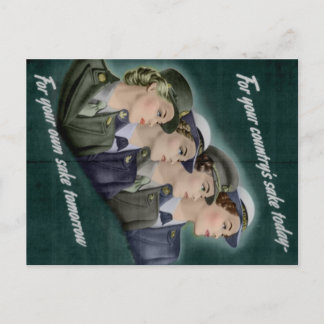 WWII Aanwerving Briefkaart