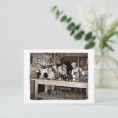 WWII Airmen Armorers Briefkaart (Staand voorkant)