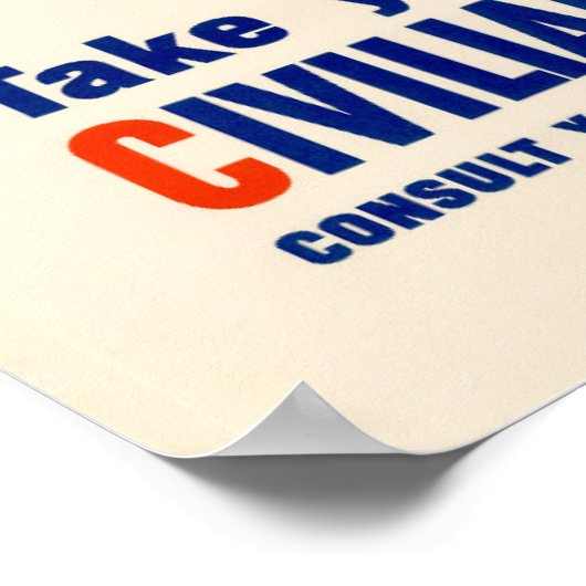 WWII America Roeping Poster (Hoek)