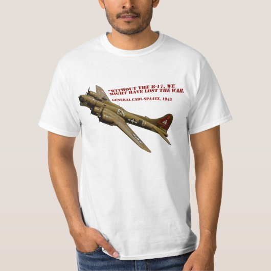 WWII B-17 Shirt van het vliegdekvliegtuig (Voorkant)