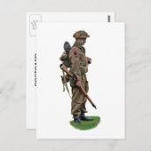 WWII British Tommy Briefkaart (Voorkant / Achterkant)